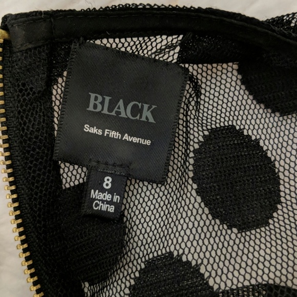 Black polka dot see through shirt - Picture 4 of 6